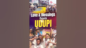 PM Modi gets a grand welcome in Udupi, Karnataka | #shorts
