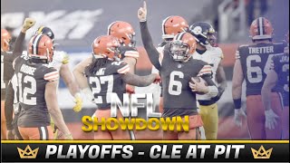 Browns @ Steelers - NFL Showdown DFS Wild Card - Sunday Night Football - DraftKings