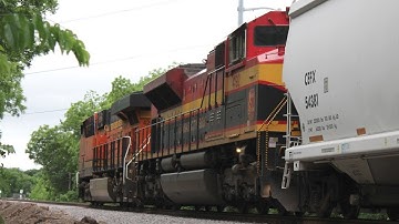 A coal train and a KCS SD70ACe on the Madill Sub - 4/29/17 // Trinity Rail Productions