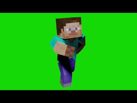 Default Fortnite Dance Minecraft Green Screen Youtube - roblox default dance greenscreen youtube