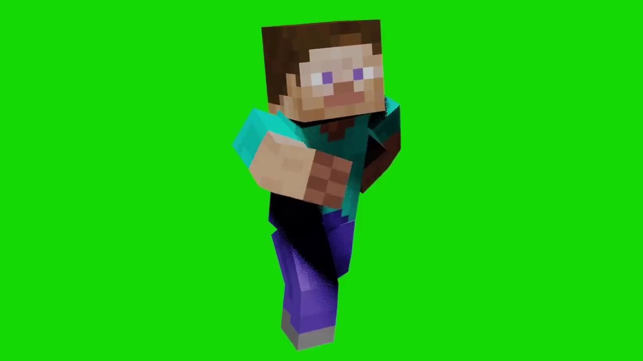 Default Fortnite Dance Minecraft Green Screen Youtube - default fortnite dance minecraft green screen