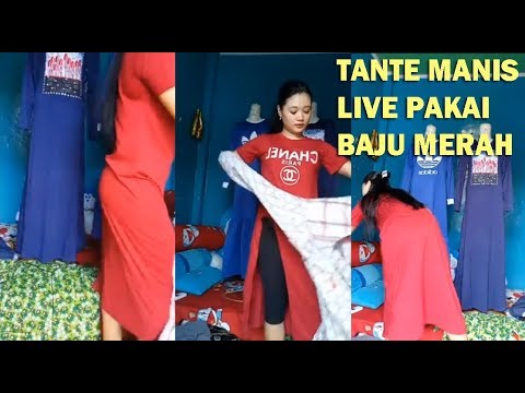 Jualan Live - Anggunya!!! Tante Cantik Siaran Langsung Jual Baju Live di Fb