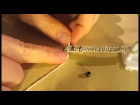 How to Make a Hemp Bracelet - Adding Beads & Finishing [Part 2 of 2]