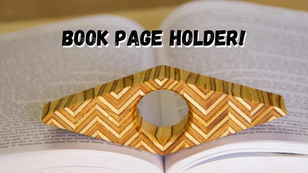 Page Holder, Thumb Book Page Holder, Wooden Page Holder, Bookmark