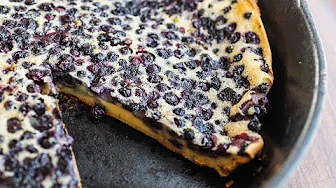 Wild Blueberry Clafoutis