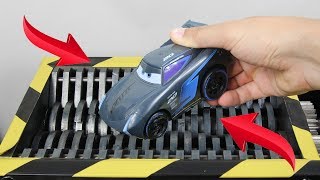 Experiment Shredding Disney Cars 3 Jackson Storm And Toys The Crusher