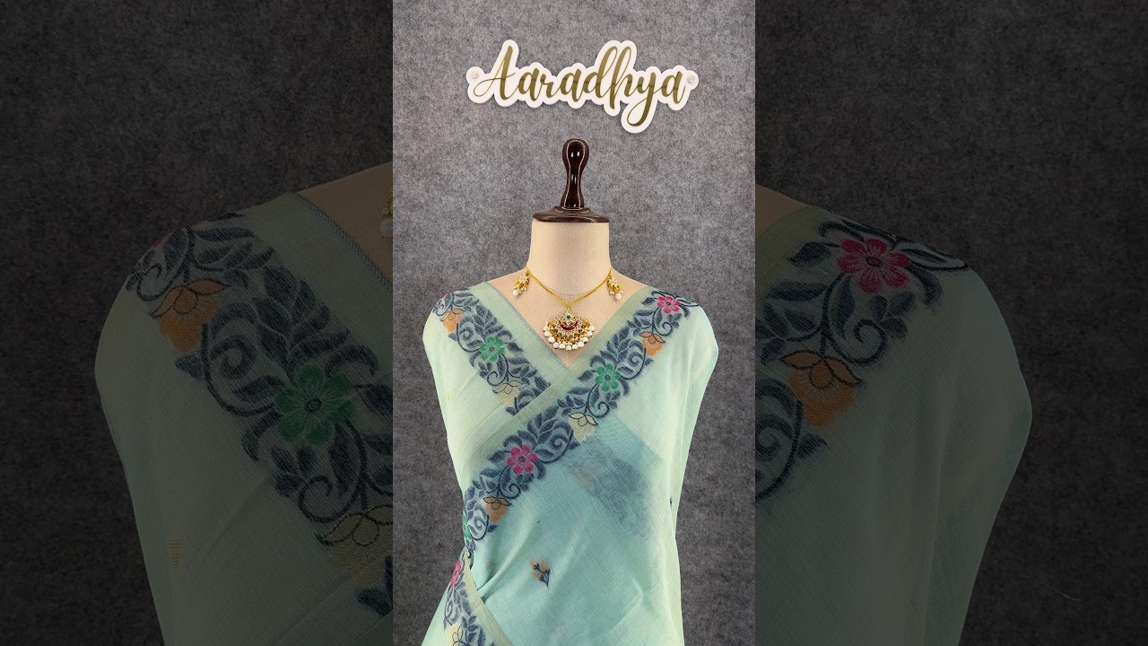 Soft Jamdani Muga Cotton Saree