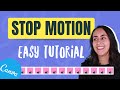 How to Create a STOP MOTION Animation | Easy Canva Tutorial