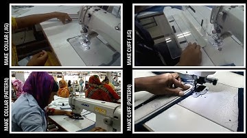 Easy way to complete the task. Cuff & collar make using pattern. Fastest work. MOTO-TEX