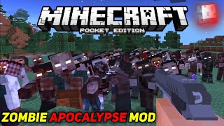 Zombie Apocalypse Addon For Minecraft Pe | Zombie Apocalypse Mod | In Hindi | 2021 screenshot 4