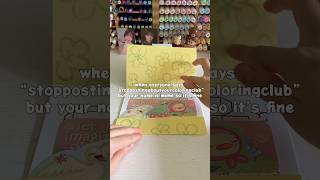 June coloring mail club ✨🌟#artmail #snailmail #coloring #cozymail #coloringpage