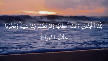 سُورَةُ الكَهفِ هي سورةٌ مكيةٌ رقمها 18،عدد آياتها 110 آية راحة نفسية