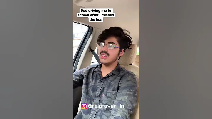 Have you ever missed the school bus?🥺 #shorts #rajgrover #school