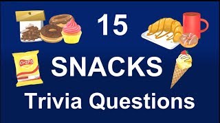 15 Snacks Trivia Questions | Trivia Questions & Answers | screenshot 1