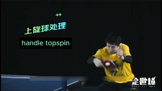 [table tennis]How to recieve long serve,World champion Fangbo's tutorial 25