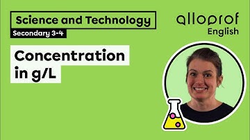 Concentration in g/L | Science and Technology | Alloprof