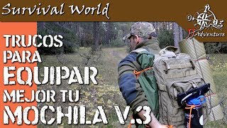 trucos para equipar tu mochila 3 / Backpack Tricks video 3