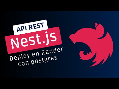 API REST con Nest.js: Deploy en Render con Postgres