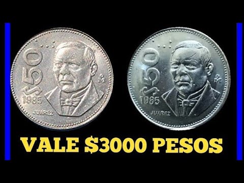 $50 pesos BENITO JUAREZ 1988 HASTA $3000 PESOS DISTINTAS VARIANTES