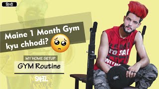 My GYM Routine (Home Setup) | 1 Month baad GYM Shuru ki?
