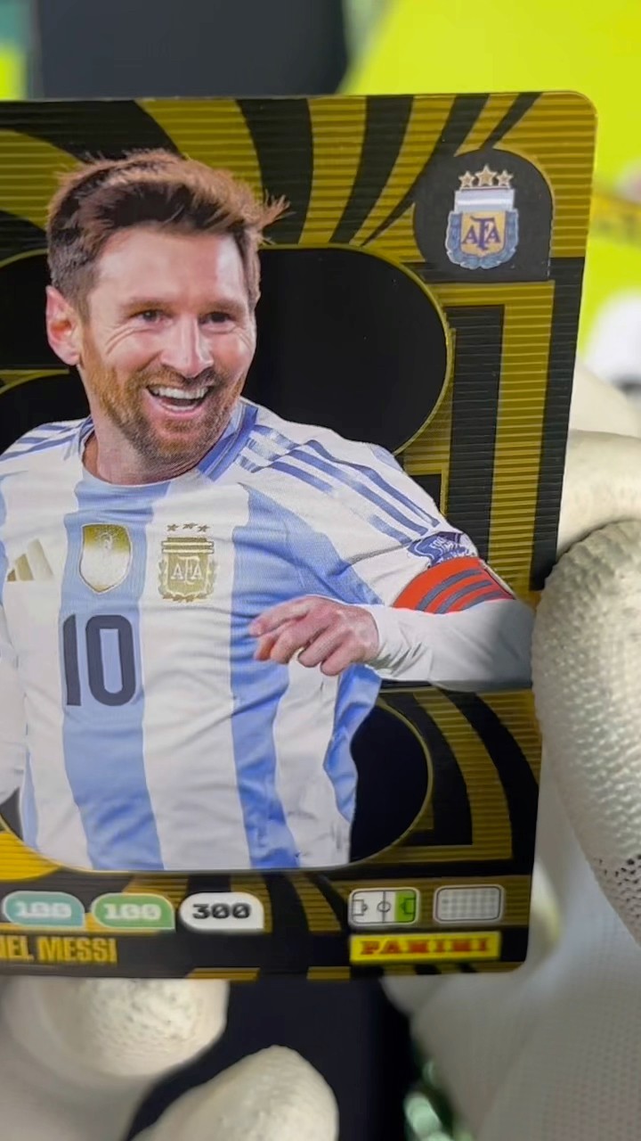 Rare Golden Baller Lionel Messi Panini World Cup 2026 - YouTube