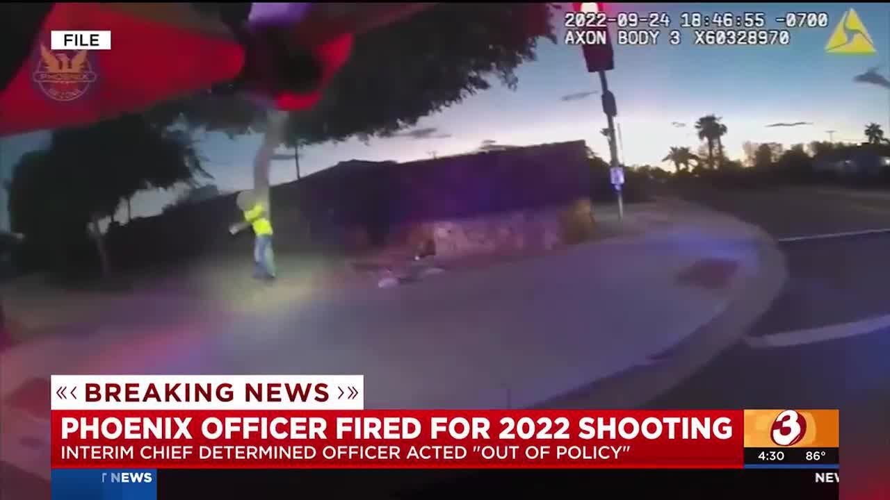 Phoenix officer fired after deadly shooting of man throwing rocks in ...