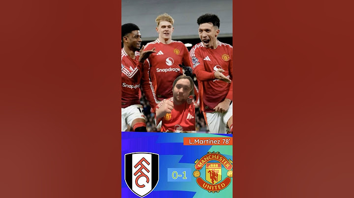 LICHA WITH THE GOAL CONTINUES THE STREAK AT CRAVEN COTTAGE! | Fulham FC 0-1 Manchester United #pl