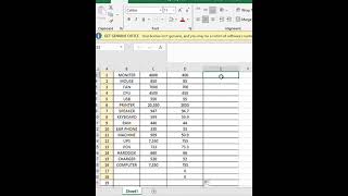 How to calculate sale price after Products Discount in Excel 🖥️#Discount#Formulas#computertips