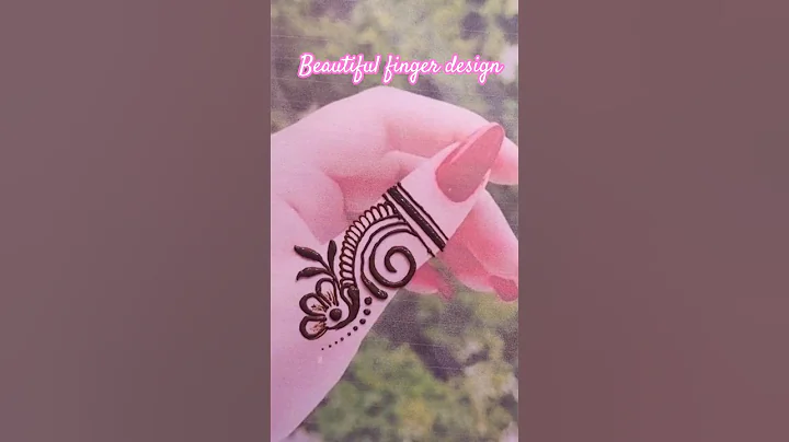 latest stylish Finger mehndi design #viral #mehndi #henna #ytshorts #shorts #shortsfeed #music