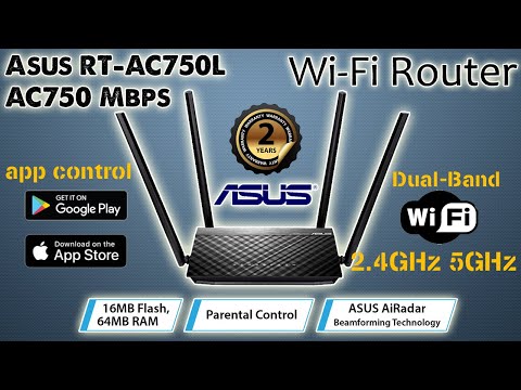 Asus AC750L Router Unboxing and Full Configuration step by step in mobile