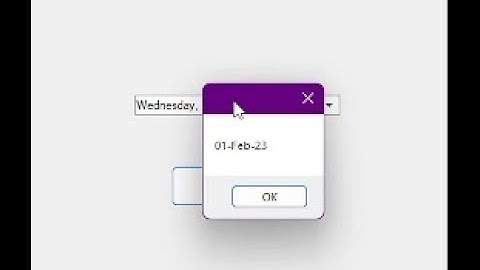 1 - C# WinForms | How to format data of DateTimePicker (e.g. 01-Jan-22)