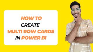 How to Create Multi Row Card in Power BI | Multi Row Card in Power BI | Power BI Tutorial