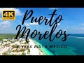 Puerto morelos mexico  cancun 4k drone  travel droner