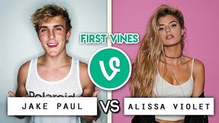 Jake Paul vs Alissa Violet First Vines Battle / Who&#39;s the Best