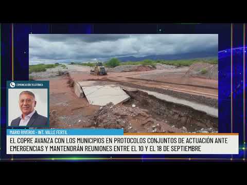 Riveros mobilized Valle Fértil residents to demand improvements for two key roads
