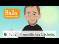 Deutsch lernen mit Dialogen | Adjektivdeklination | Personen beschreiben