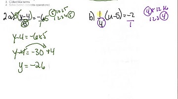 MPM1D 4.3 Solve Equations Involving Fractions Video 3