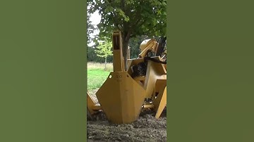 Tree spade, a genius way to save trees. #shorts