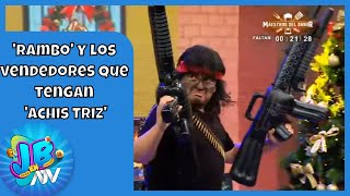 'Rambo' pone en orden a todos los vendedores que tengan 'Achis Triz'