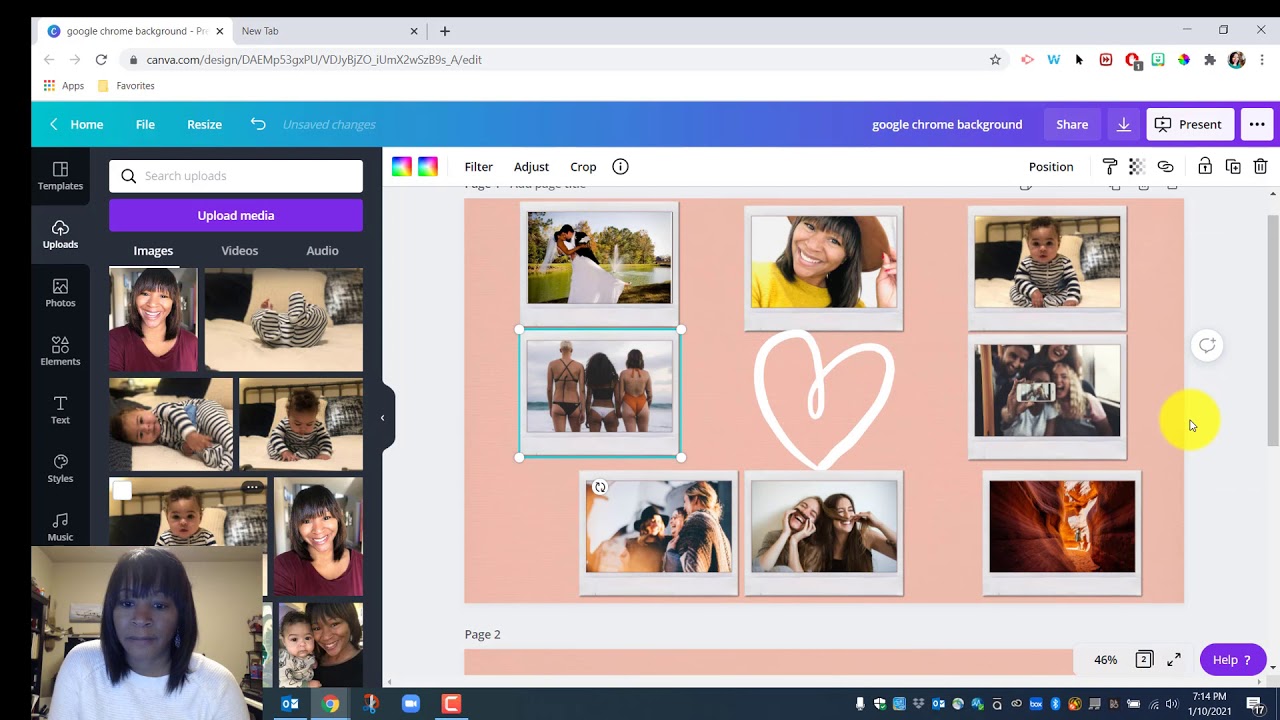 Custom Chrome Backgrounds with Canva