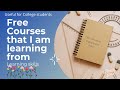 Free Courses that I have learnt from | Useful for college students #freecourses Download Mp4