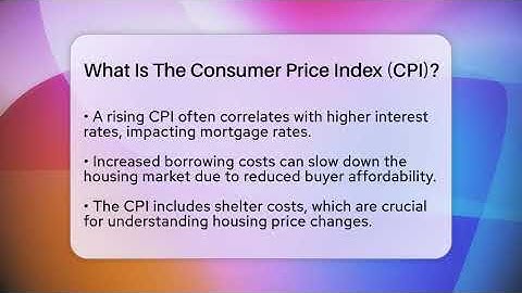 What Is The Consumer Price Index (CPI)? - Home Investing Experts