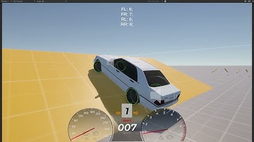 TECHNO DEMO Custom Wheel Collider 3D, Car Controller and Car Grain Audio System