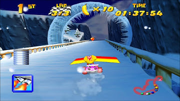 Diddy Kong Racing World 2 - Snowflake Mountain [HD]