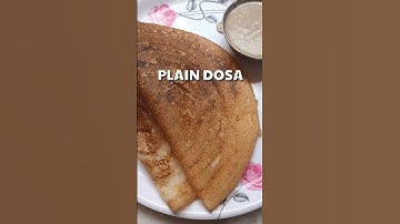 Plain Dosa #shorts #shortfeed #dosa #dosarecipe #shortvideo