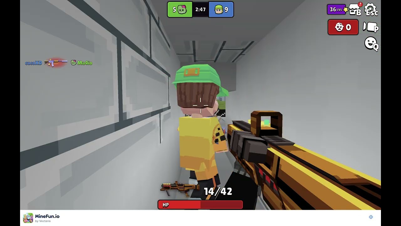 Play Minefun.io infection without using Shift | Hard challenge☺️