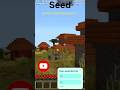 Minecraft pocket edition rare village spown seed #trending #minecraft #youtubeshort #gaming #subscri