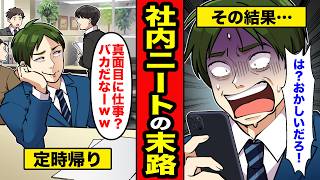 【漫画】社会人を甘く見た男たちの末路。若手でサボり続けた社員＆求人サイトに騙された男…気づいた時にはもう手遅れだった【レイナの部屋ブラックわーるど】