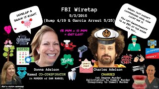 During Bump ⚠️ 5/3/16 - Dan Markel Murder: Charlie & Donna = Wendi Gossip + Lobster Talk