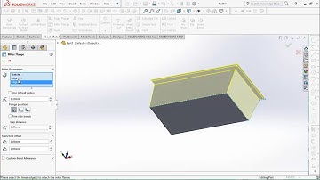 device tray Solidworks tutorial   sheet metal